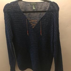 New Ralph Lauren Navy Blue Sweater - M